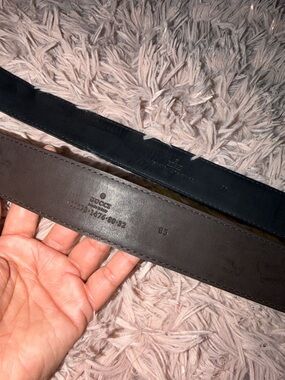 Gucci women Brown Leather Belt size 95